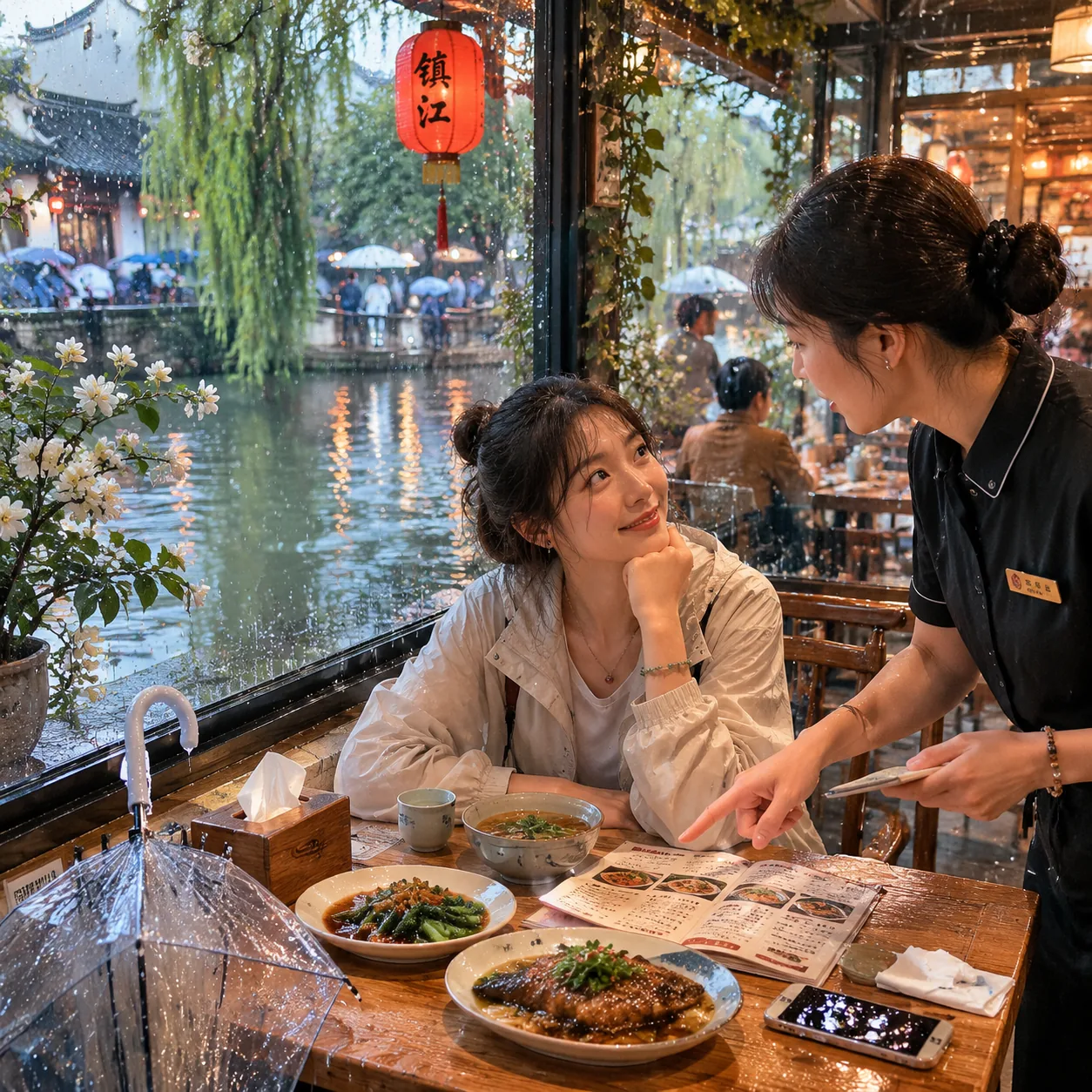 In Zhenjiang's May Rain at Xijin Ferry, I Suddenly Stopped Fearing Eating Alone