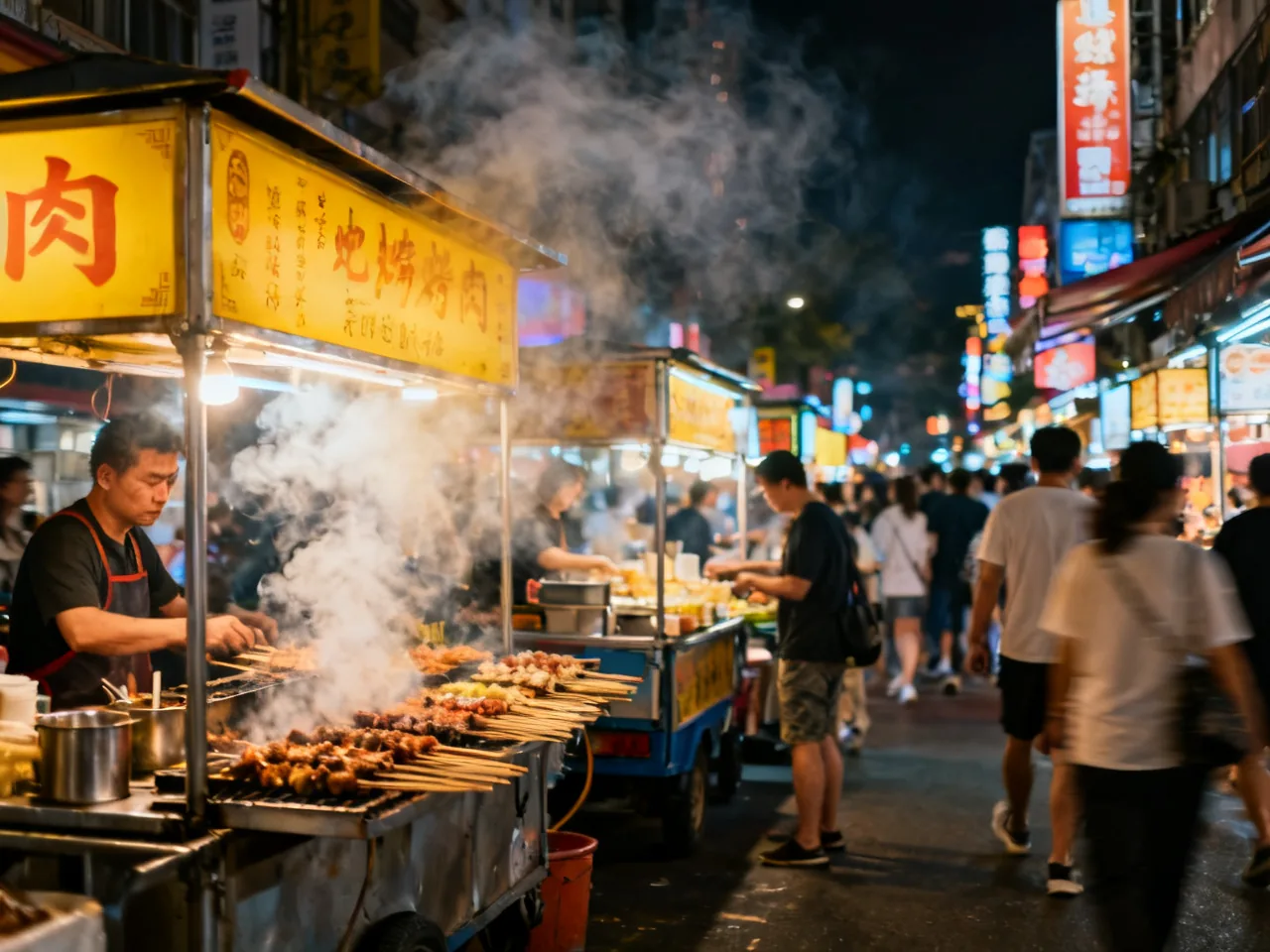 I Tried Three Roujiamo in Xi'an Muslim Quarter