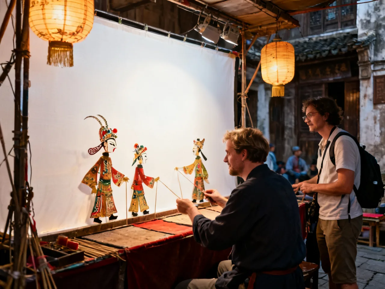 The Night I Stepped Behind the Shadow Puppetry Screen