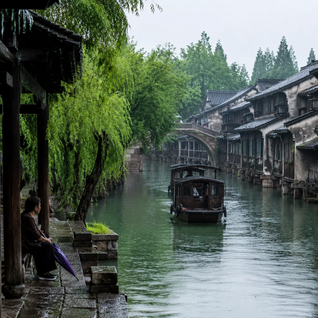A Rainy Day in Wuzhen with My Parents Taught Me That Love Is Not the Same as Overplanning