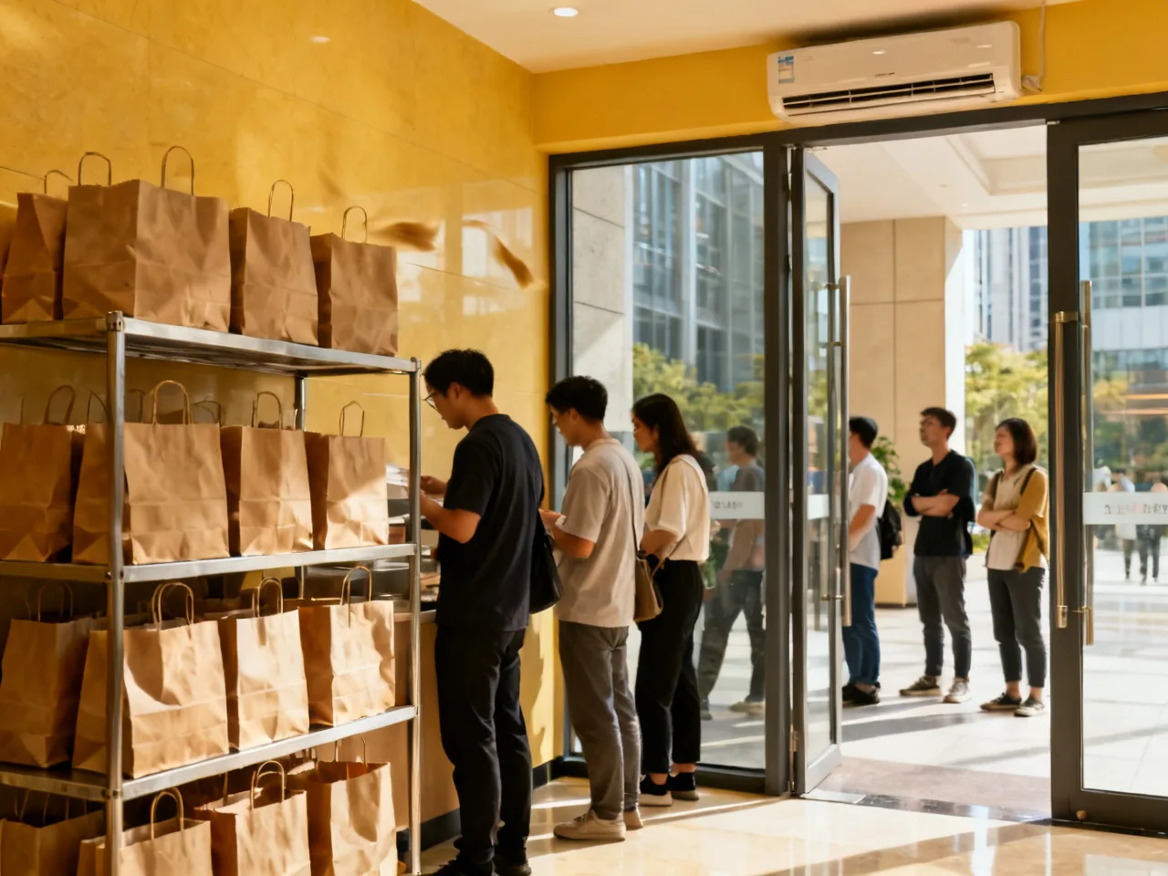 Waiting for Takeout in an Office Lobby Was the First Time I Learned That Standing Closer Does Not Mean Getting Food Faster