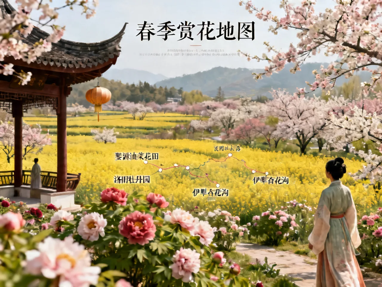Spring Bloom Map: China's Most Beautiful Flower Fields