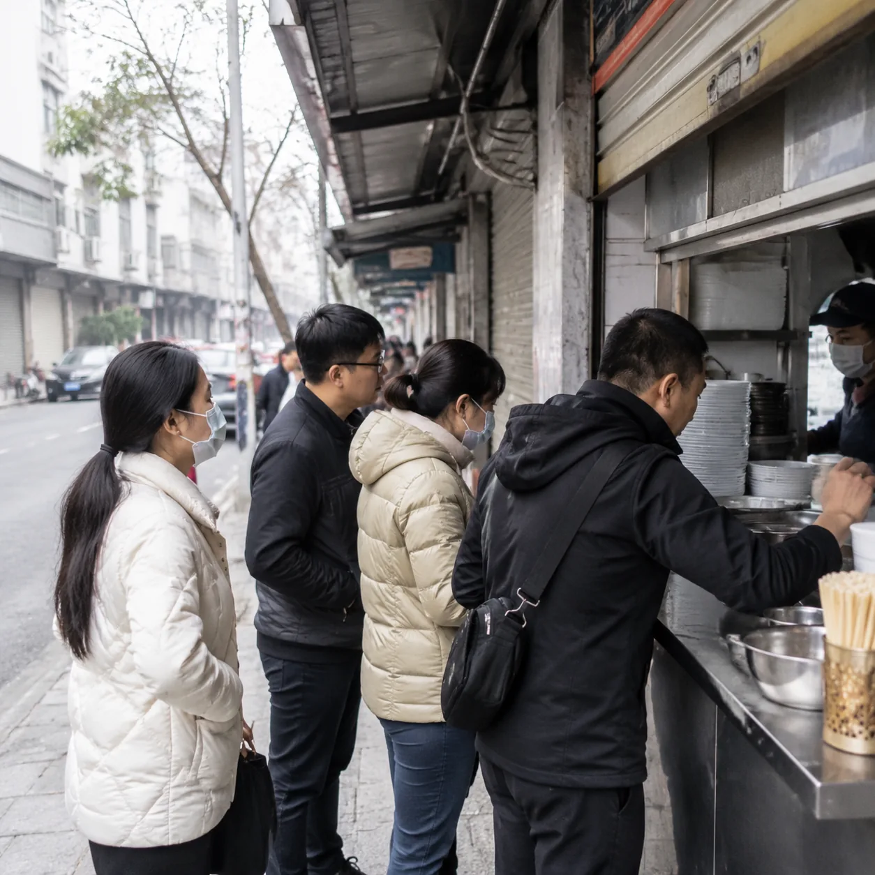 A Queue for Hot Dry Noodles in Wuhan Taught Me to Read a City’s Temper
