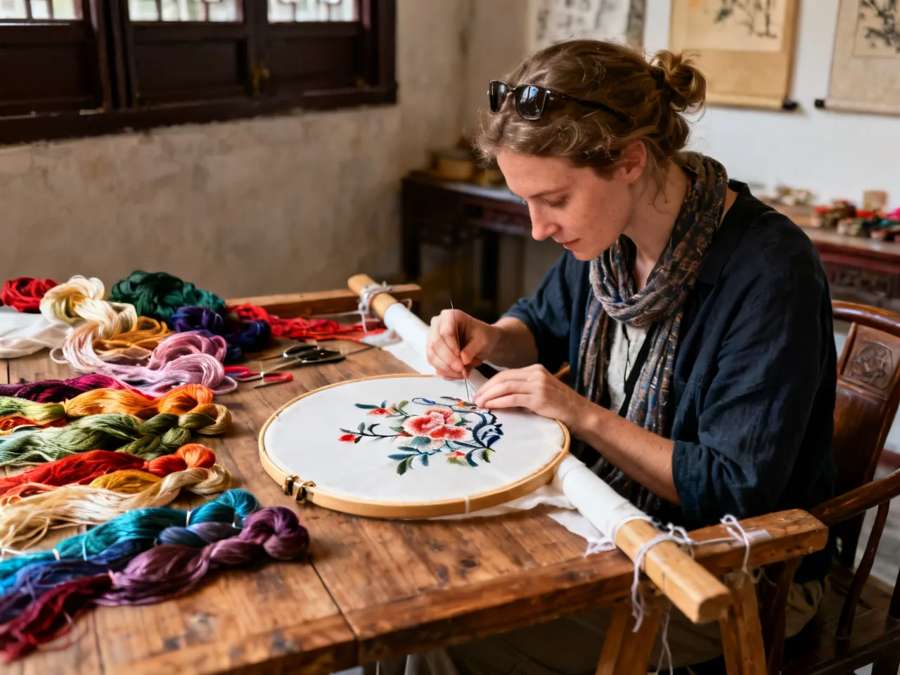 Embroidery Workshop: The First Time I Realized Quietness Could Have Such a Strong Presence