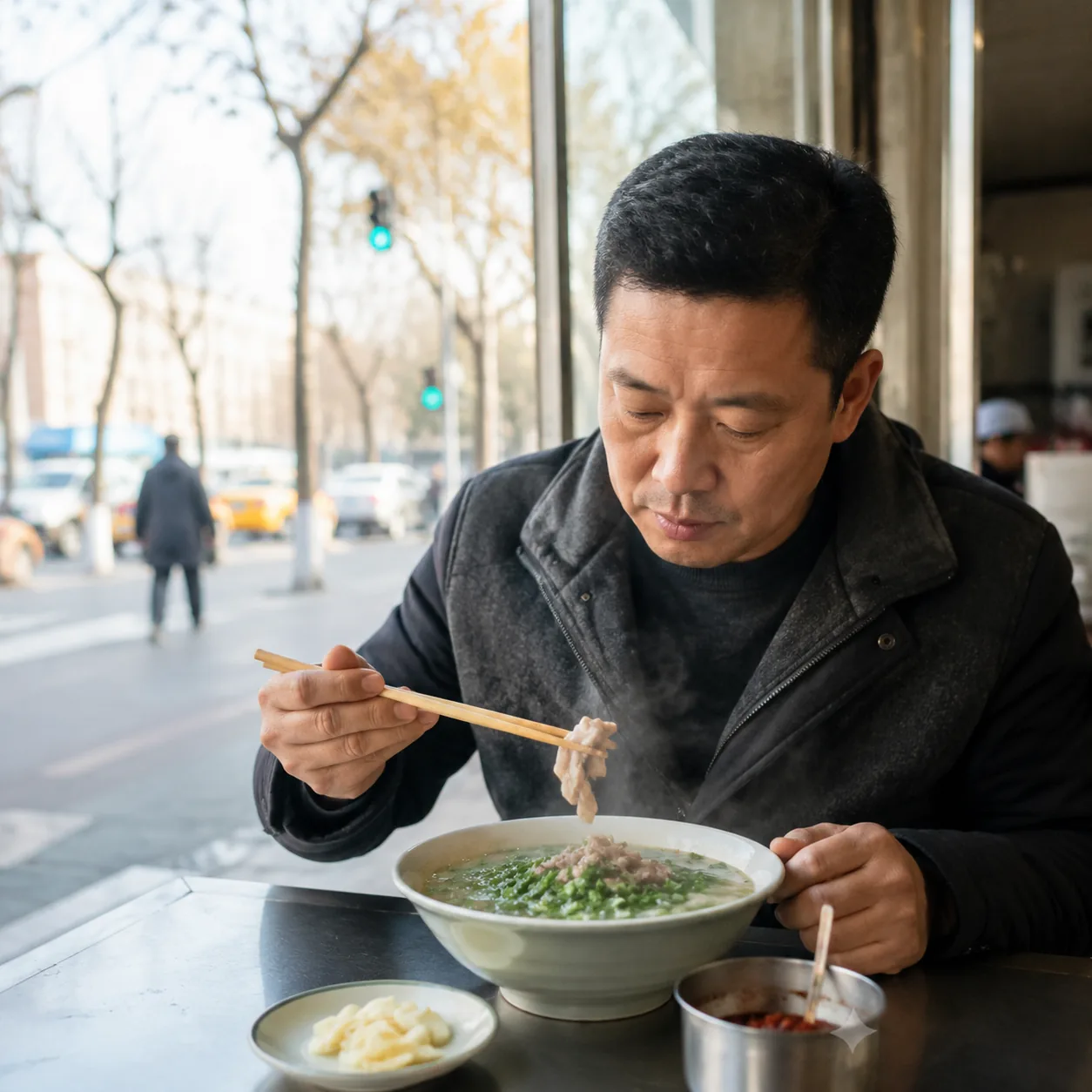银川清晨的羊肉汤，让我重新理解“清淡”和“厚重”