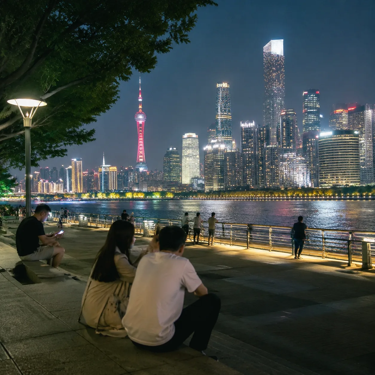Guangzhou’s Best Night Route Is Rarely the Loudest One but the One That Knows When to Sit Down