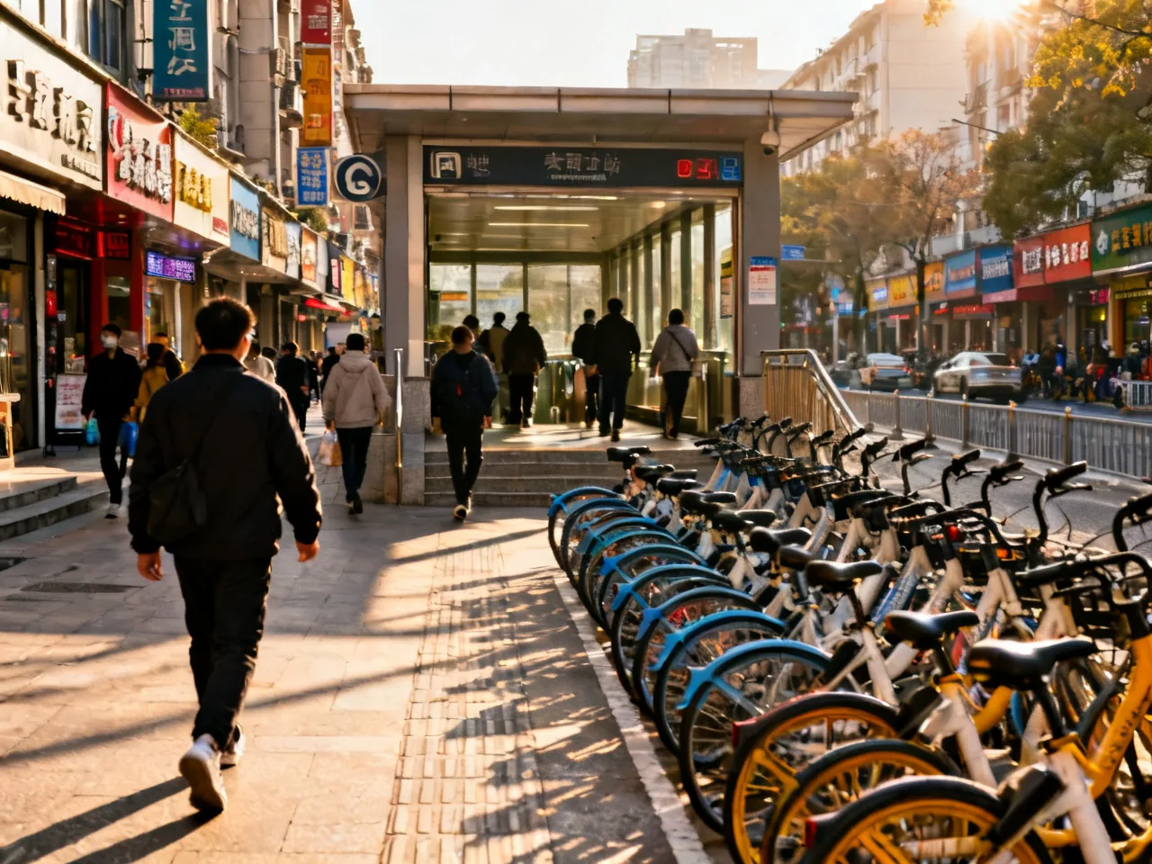 Metro, Taxi, or Bike: How Commuting Really Works in Chinese Cities