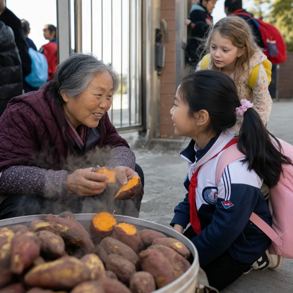 我在上海小学门口等放学时，第一次真正听懂“你吃了吗”为什么不是在问饭
