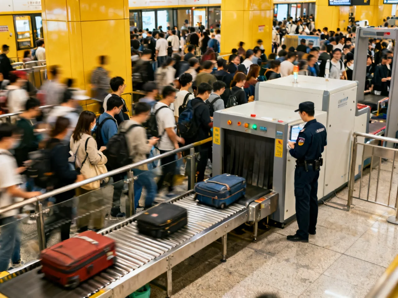 The First Time at a Chinese Metro Security Check, I Learned to Hold My Thermos Before I Reached the Belt