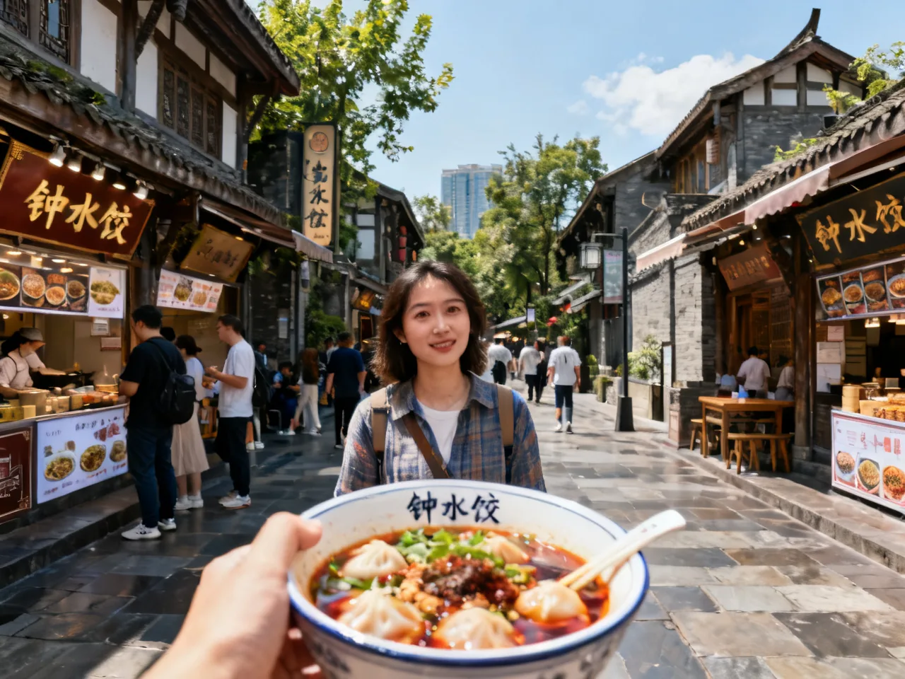 Sitting Down for Gaiwan Tea in Kuanzhai Alley, Chengdu