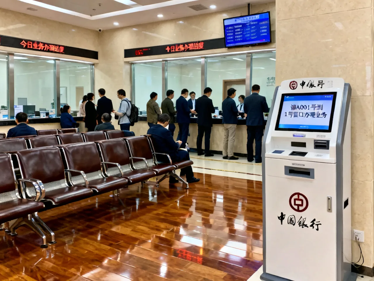 The First Time I Entered a Chinese Bank Alone, I Learned to Take a Number Before Looking for a Counter