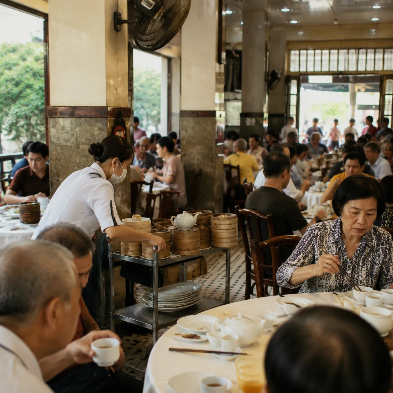 Learning Dim Sum at a Guangzhou Morning Tea Table