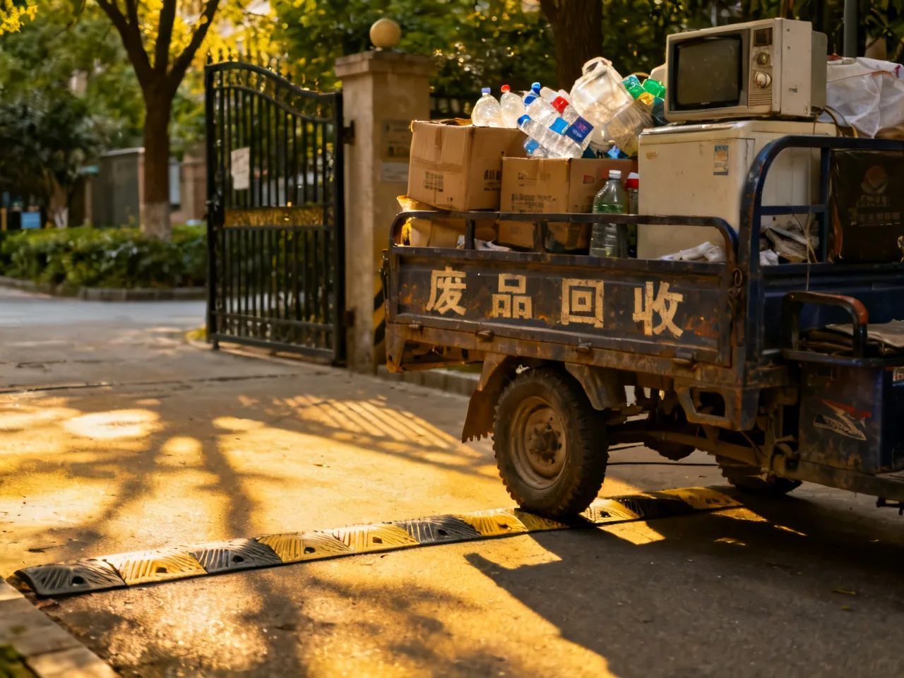 我在中国小区楼下听懂收废品吆喝后,第一次不再把它当噪音