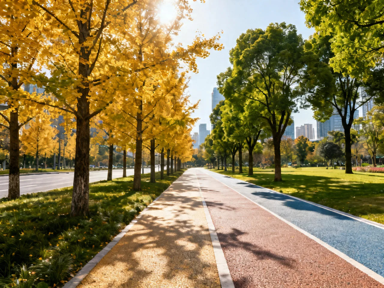 From Grey Concrete to Green Canopies: Two Decades of Urban Road Greening in China