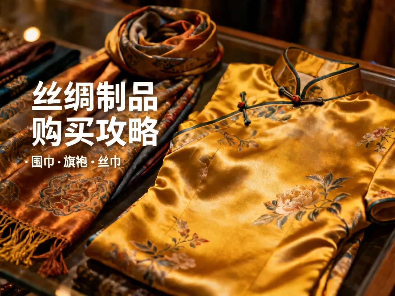 丝绸制品购买攻略:围巾旗袍与丝巾