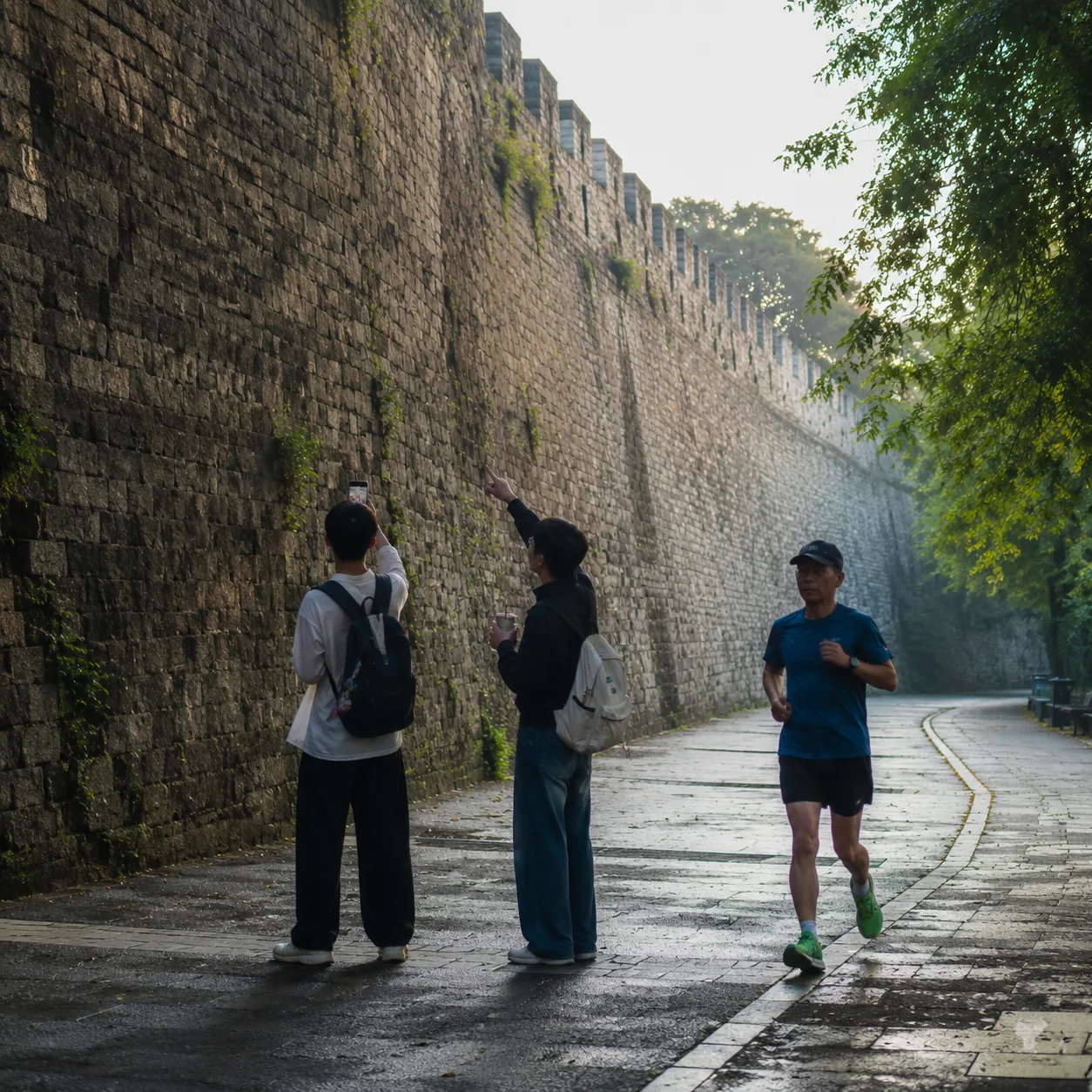在南京城墙脚下，我第一次看清一座古城不是景点，是还在运转的日常