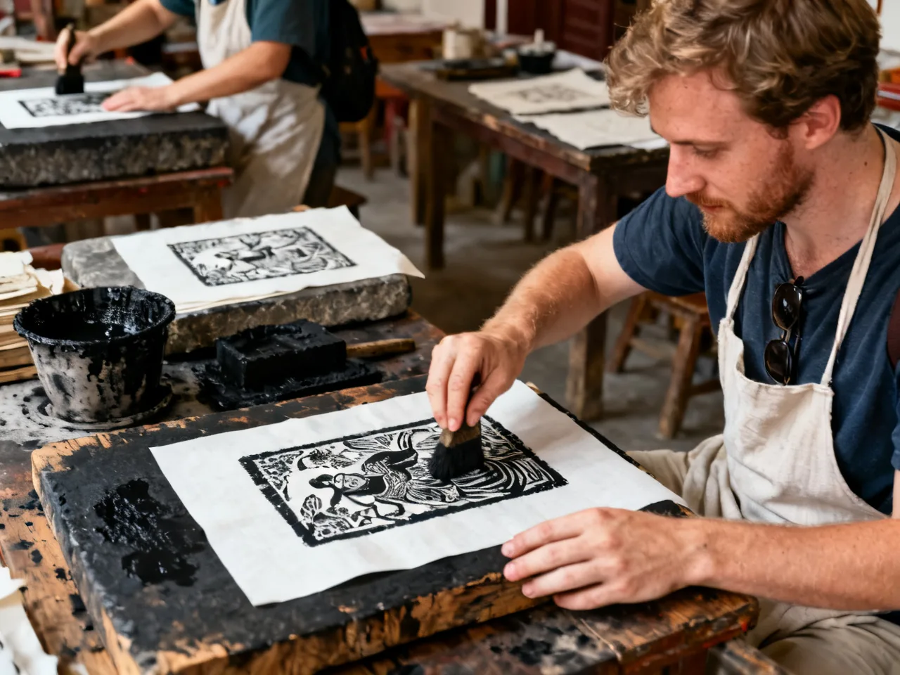 Print Rubbing Experience: The First Time I Understood How Paper Can Catch Time