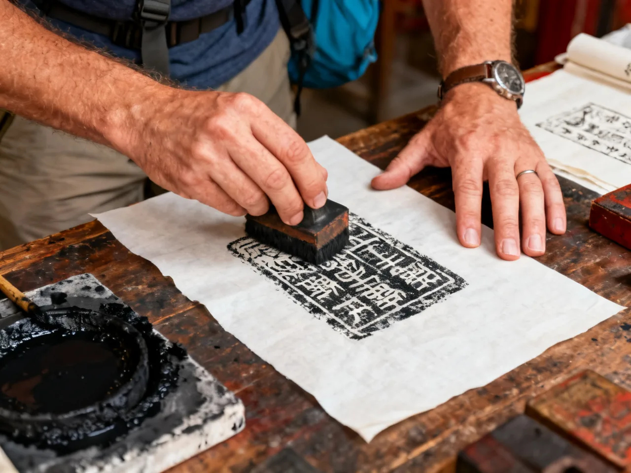 Print Rubbing Experience: The First Time I Understood How Paper Can Catch Time