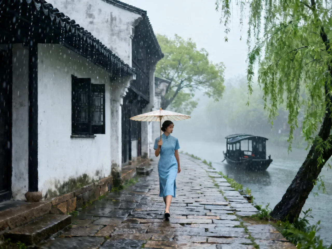 April in Jiangnan: Misty Rain and Ancient Water Towns