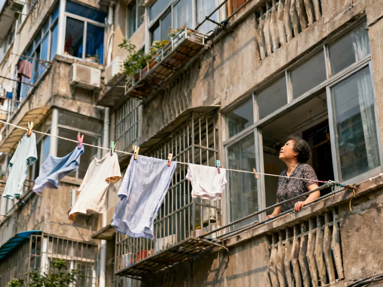 Under the Laundry Lines of an Old Chinese Residential Compound, I Learned to Watch the Weather and the Neighborhood Rhythm First