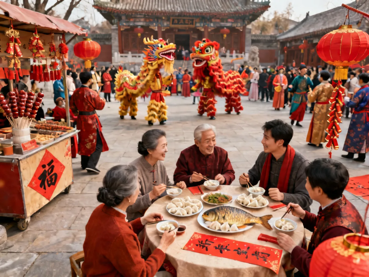 Spring Festival Guide: New Year Dinner to Temple Fairs